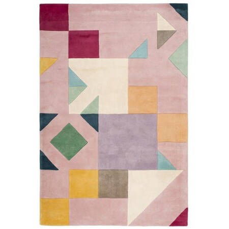 Safavieh 6 x 9 ft. Fifth Avenue Rectangle Area Rug Pink & Multi Color FTV118A-6